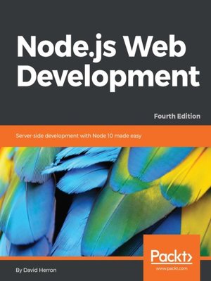 cover image of Node.js Web Development